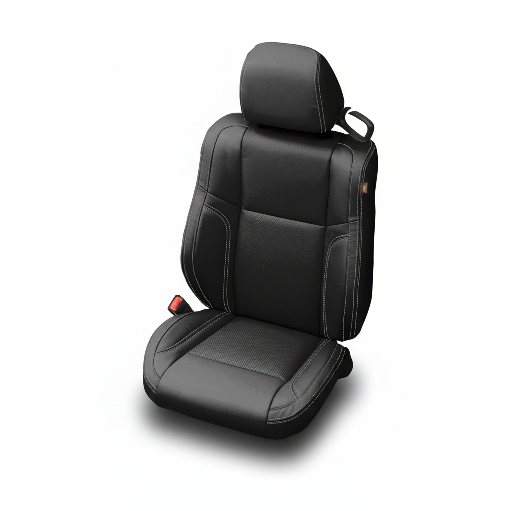 Black wrap Perforated insert design on a white background.