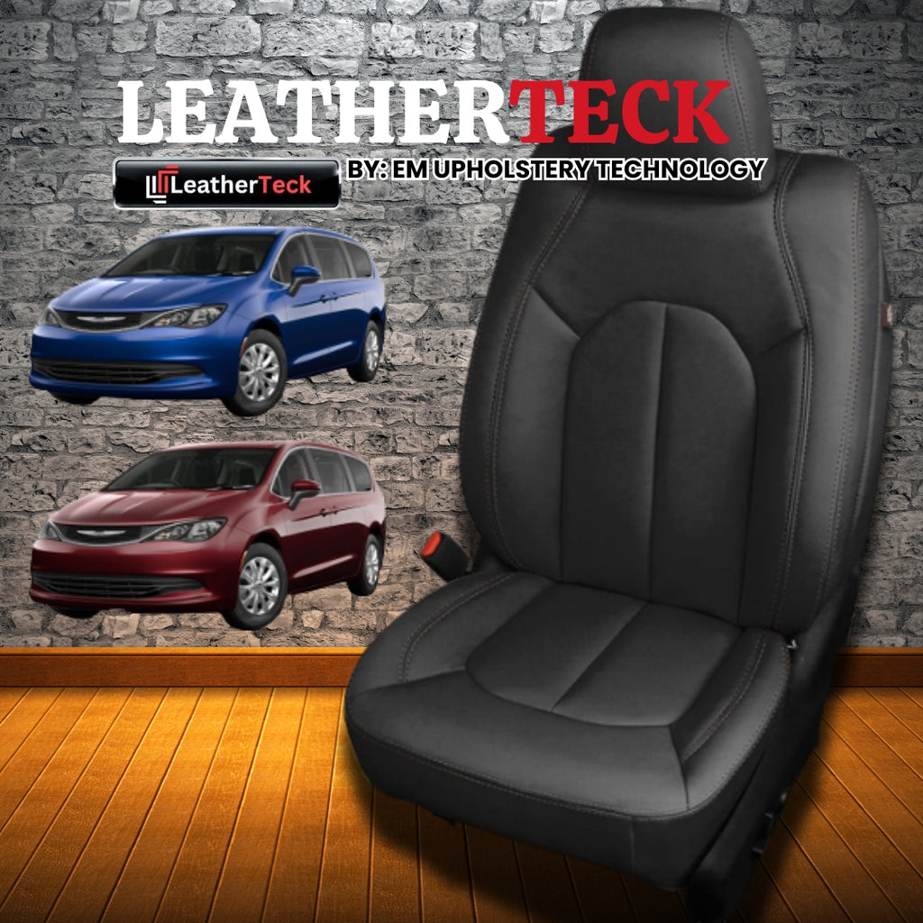Katzkin Leather Seat Covers for 2017 - 2025 Chrysler Pacifica F1309-100