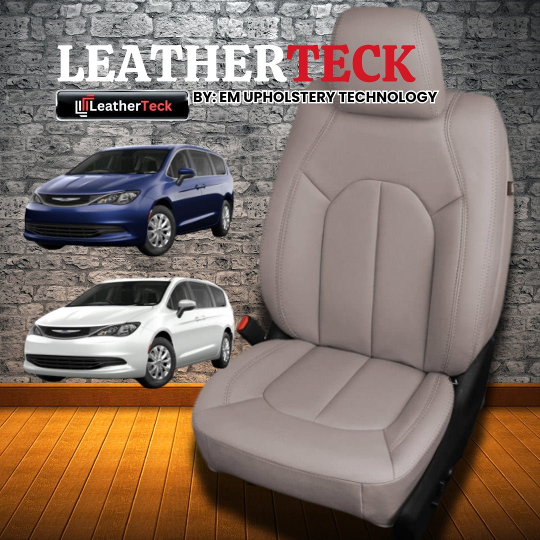Katzkin Leather Seat Covers for 2017 - 2025 Chrysler Pacifica F1309-112