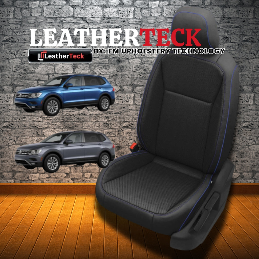 Katzkin Leather Seat Covers for 2018 - 2024 Volkswagen Tiguan K1268-100