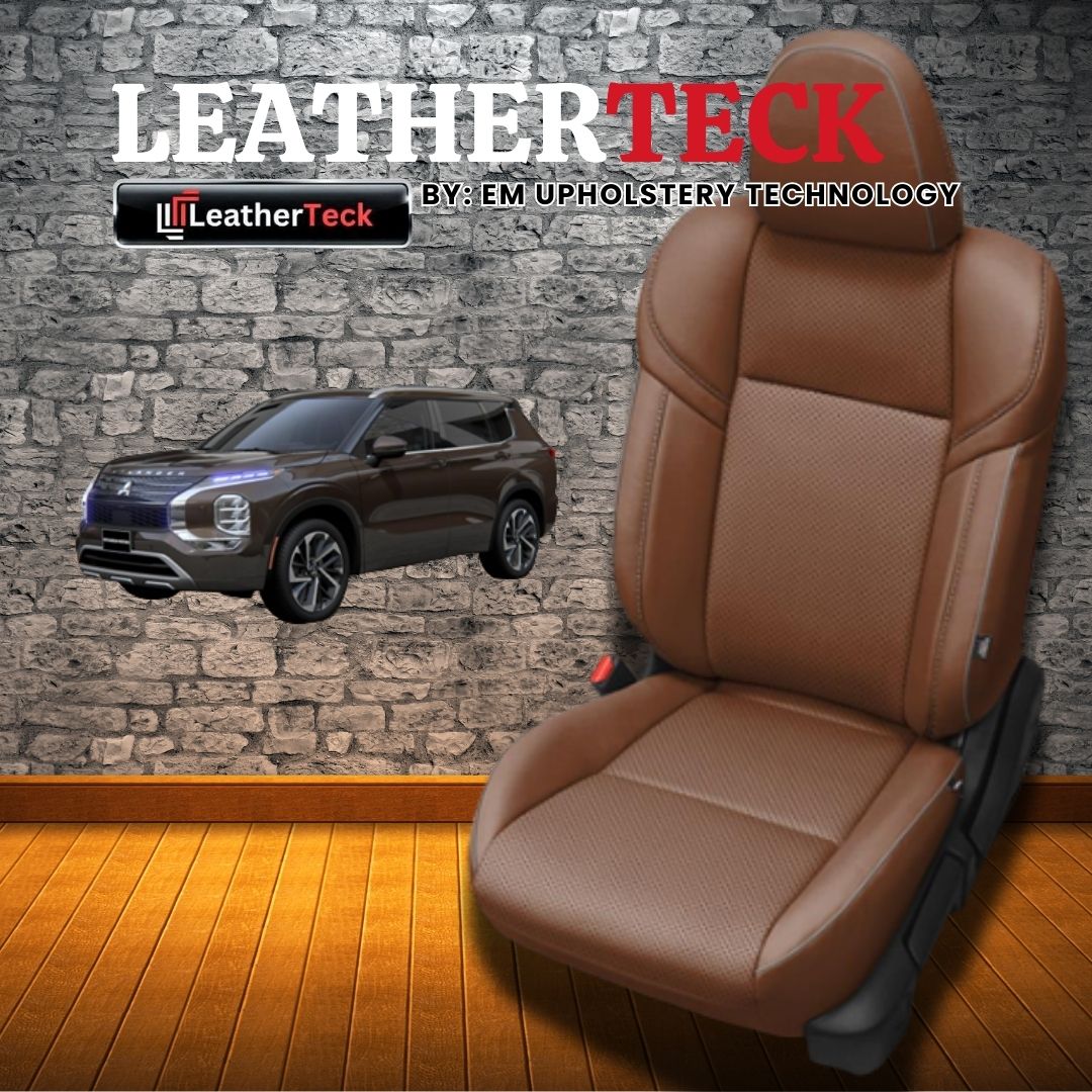 2022-2025 Mitsubishi Outlander Katzkin Seat Covers – Mahogany Stone ...