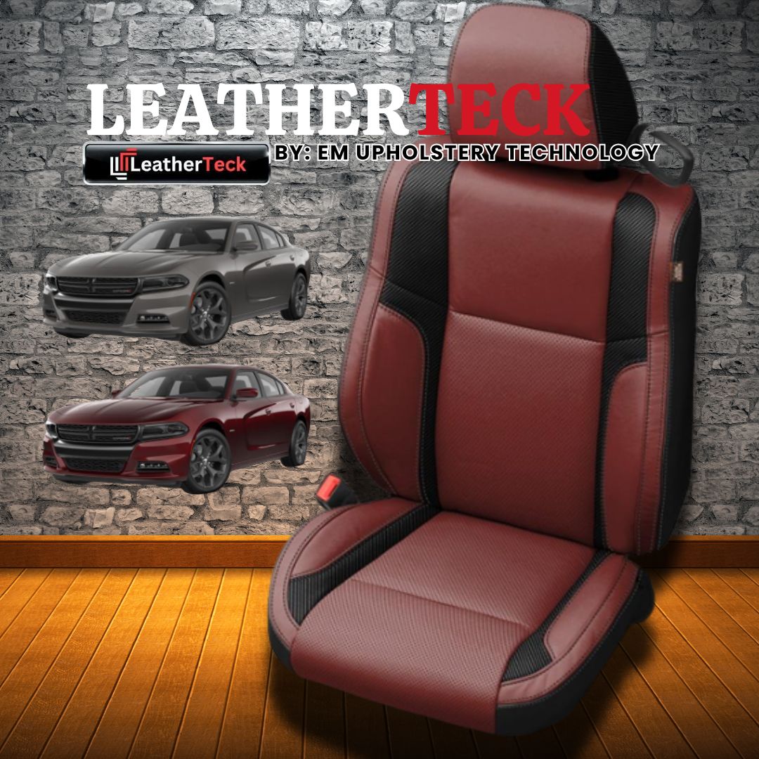 Katzkin Leather Seat Covers for 2015 - 2023 Dodge Charger K1393-100