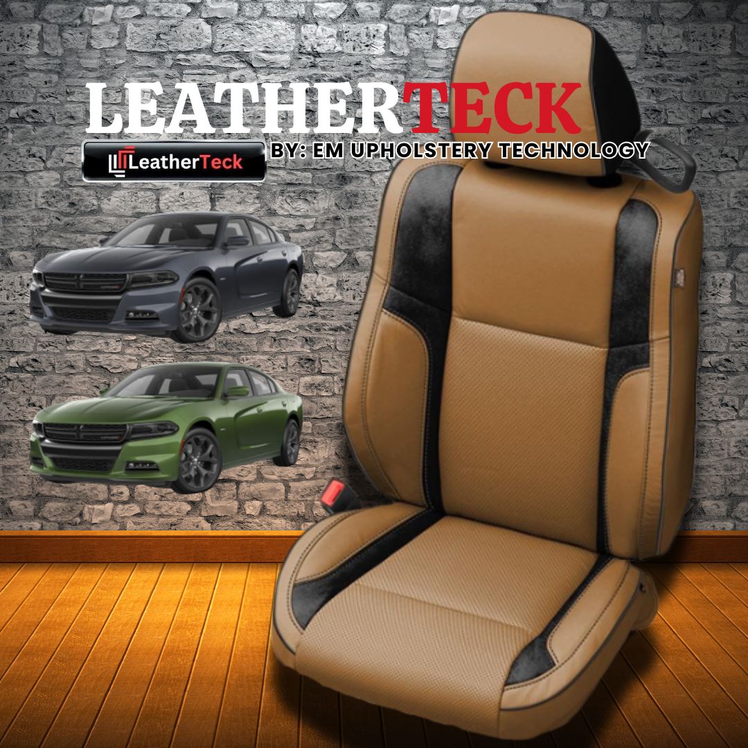 Katzkin Leather Seat Covers for 2015 - 2023 Dodge Charger K1310-142
