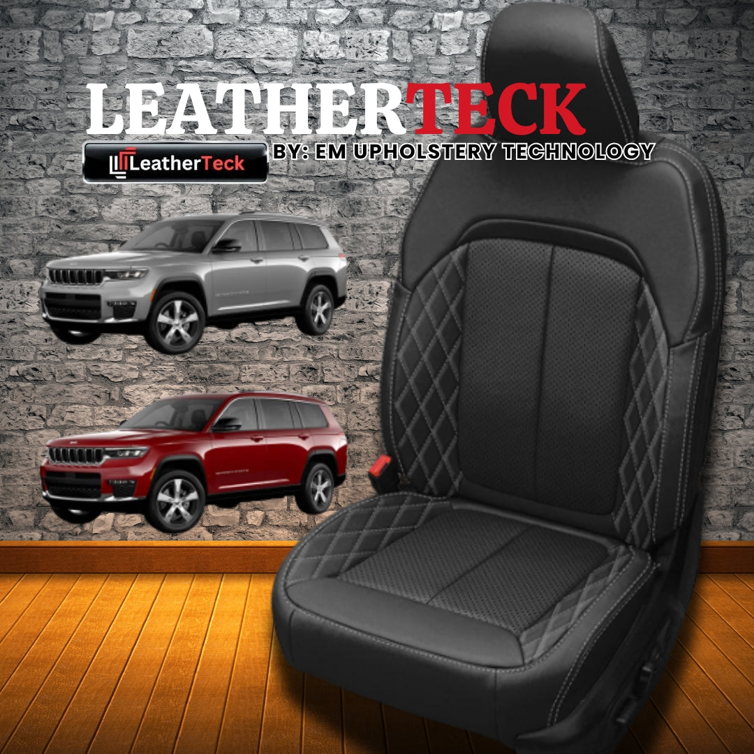 Katzkin Leather Seat Covers for 2022 - 2025 Jeep Grand Cherokee K2953-100