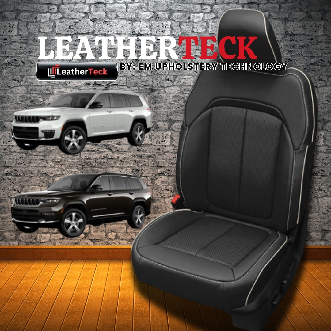 Katzkin Leather Seat Covers for 2021 - 2025 Jeep Grand Cherokee L K2834-100