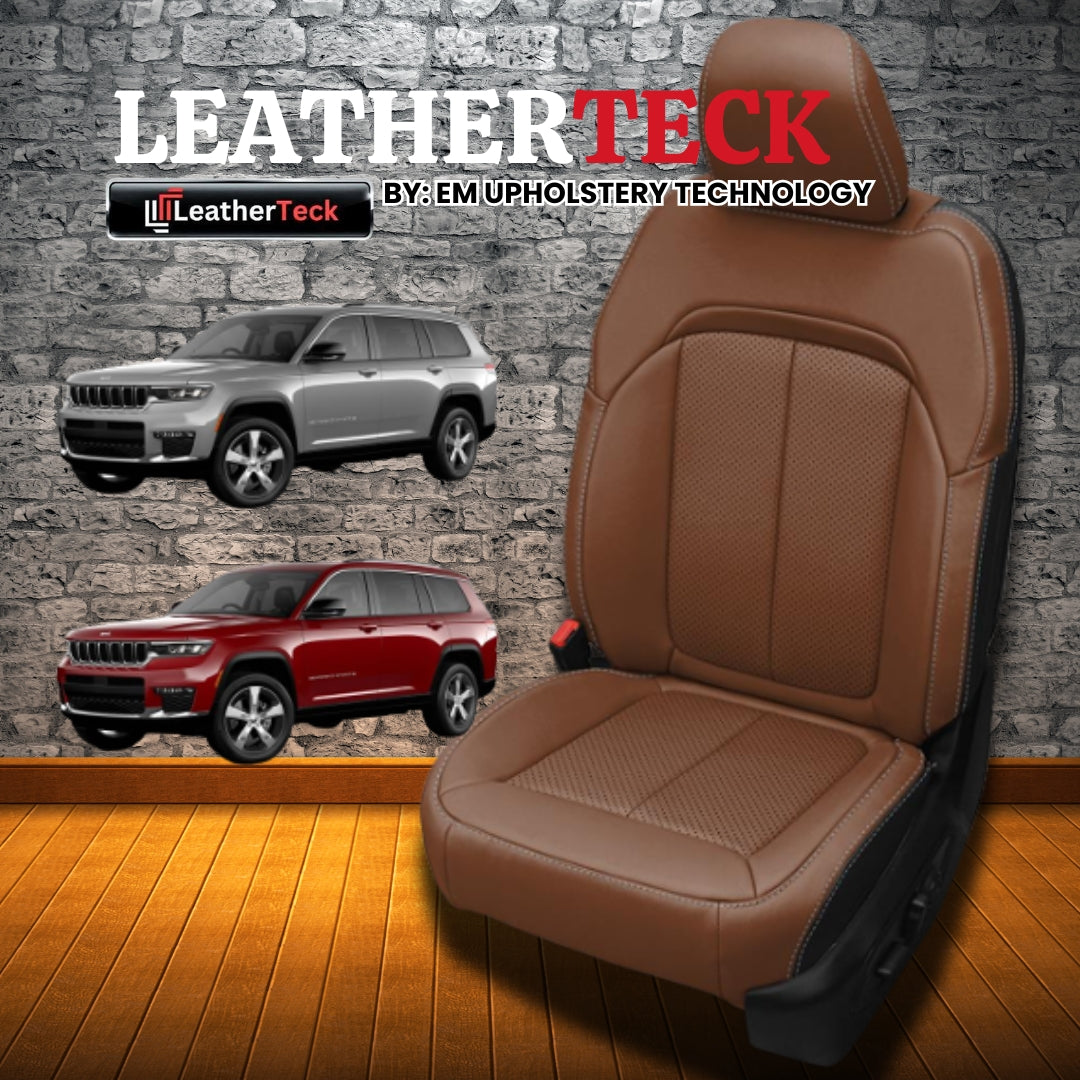 Katzkin Leather Seat Covers for 2021 - 2025 Jeep Grand Cherokee L K2830-100