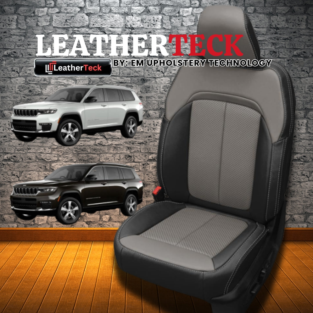 Katzkin Leather Seat Covers for 2021 - 2025 Jeep Grand Cherokee L K2833-100