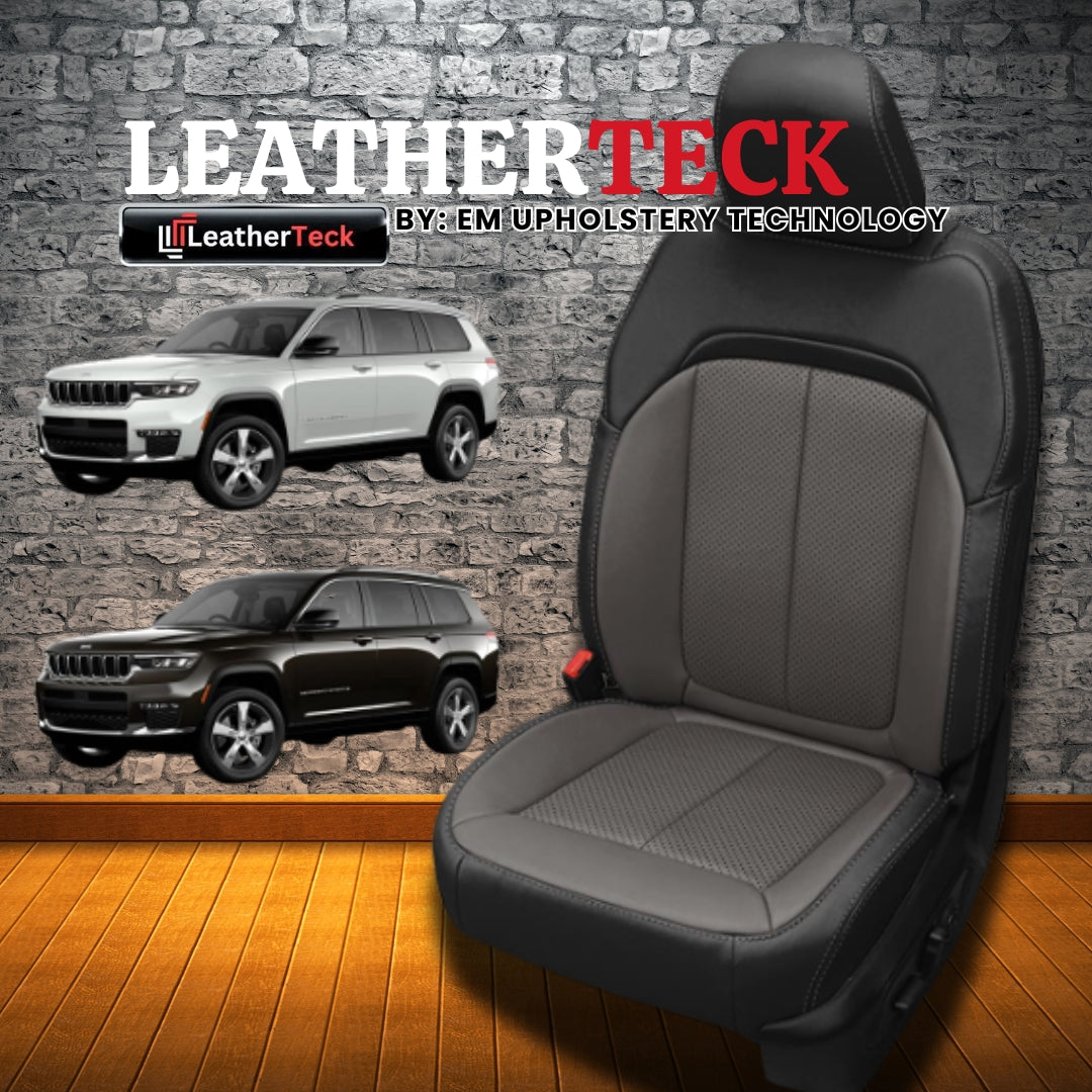 Katzkin Leather Seat Covers for 2022 - 2025 Jeep Grand Cherokee K2837-100