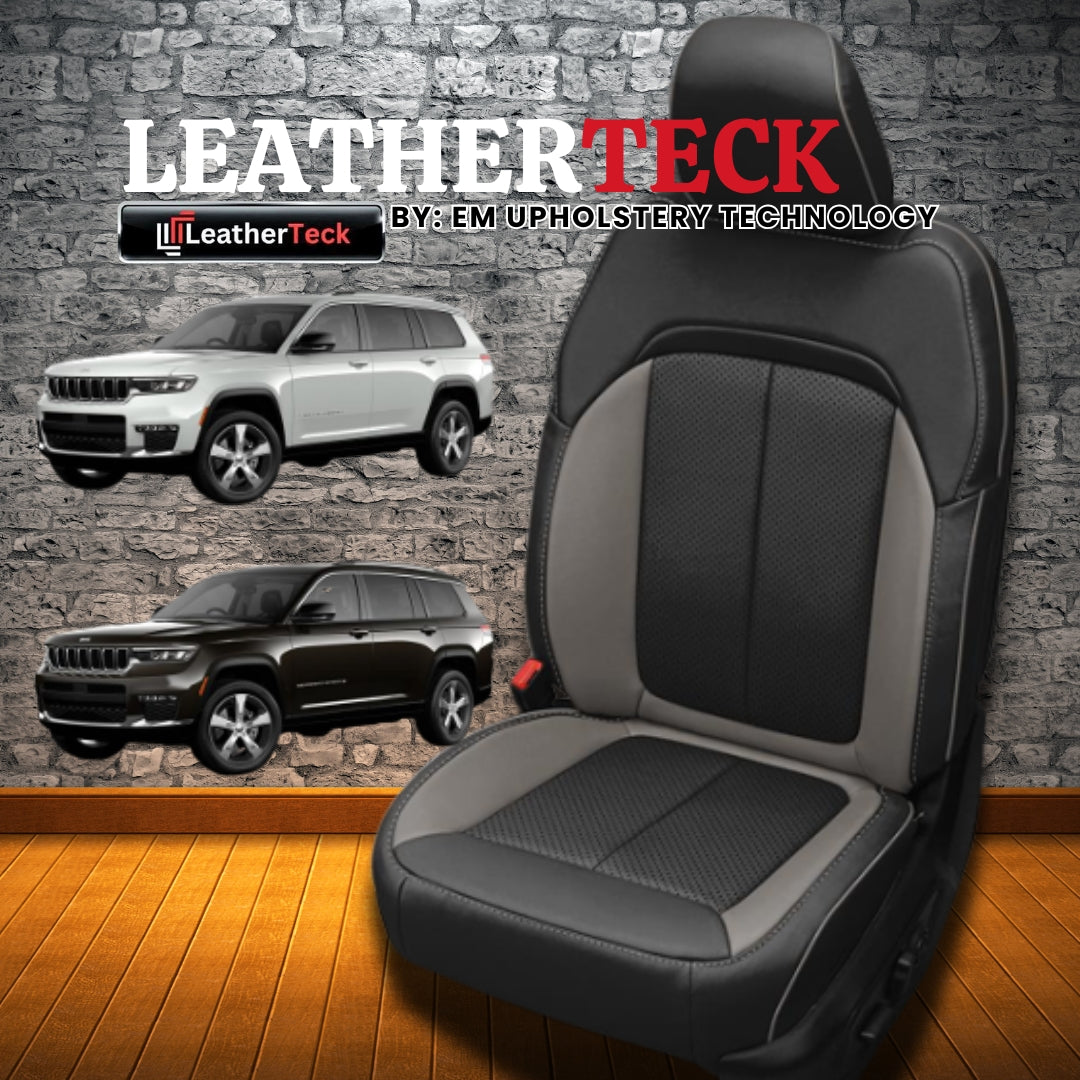 Katzkin Leather Seat Covers for 2021 - 2025 Jeep Grand Cherokee L K2832-100