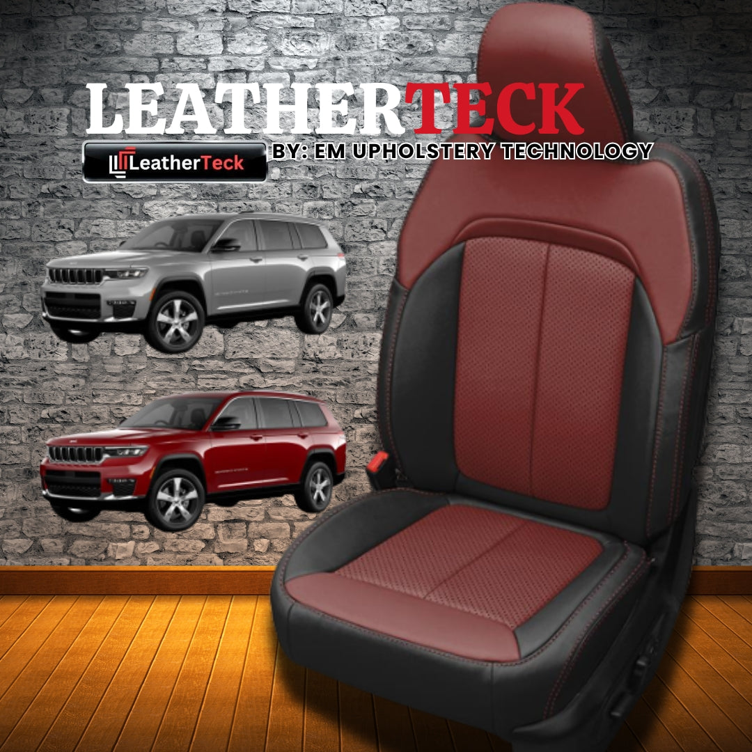 Katzkin Leather Seat Covers for 2022 - 2025 Jeep Grand Cherokee K2836-100