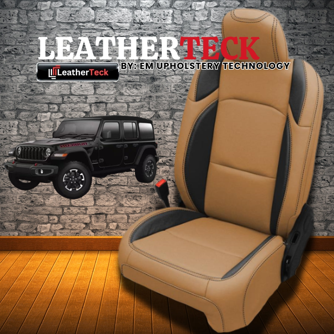 Katzkin Leather Seat Covers for 2018 - 2026 Jeep Wrangler JL K3419-313