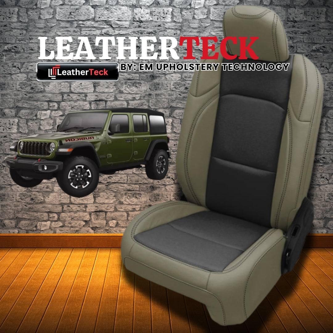 Katzkin Leather Seat Covers for 2018 - 2026 Jeep Wrangler JL K3422-161