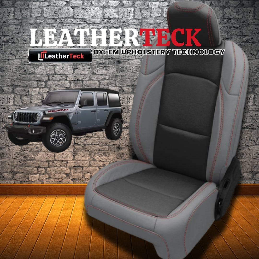 Katzkin Leather Seat Covers for 2018 - 2026 Jeep Wrangler JL K3418-265