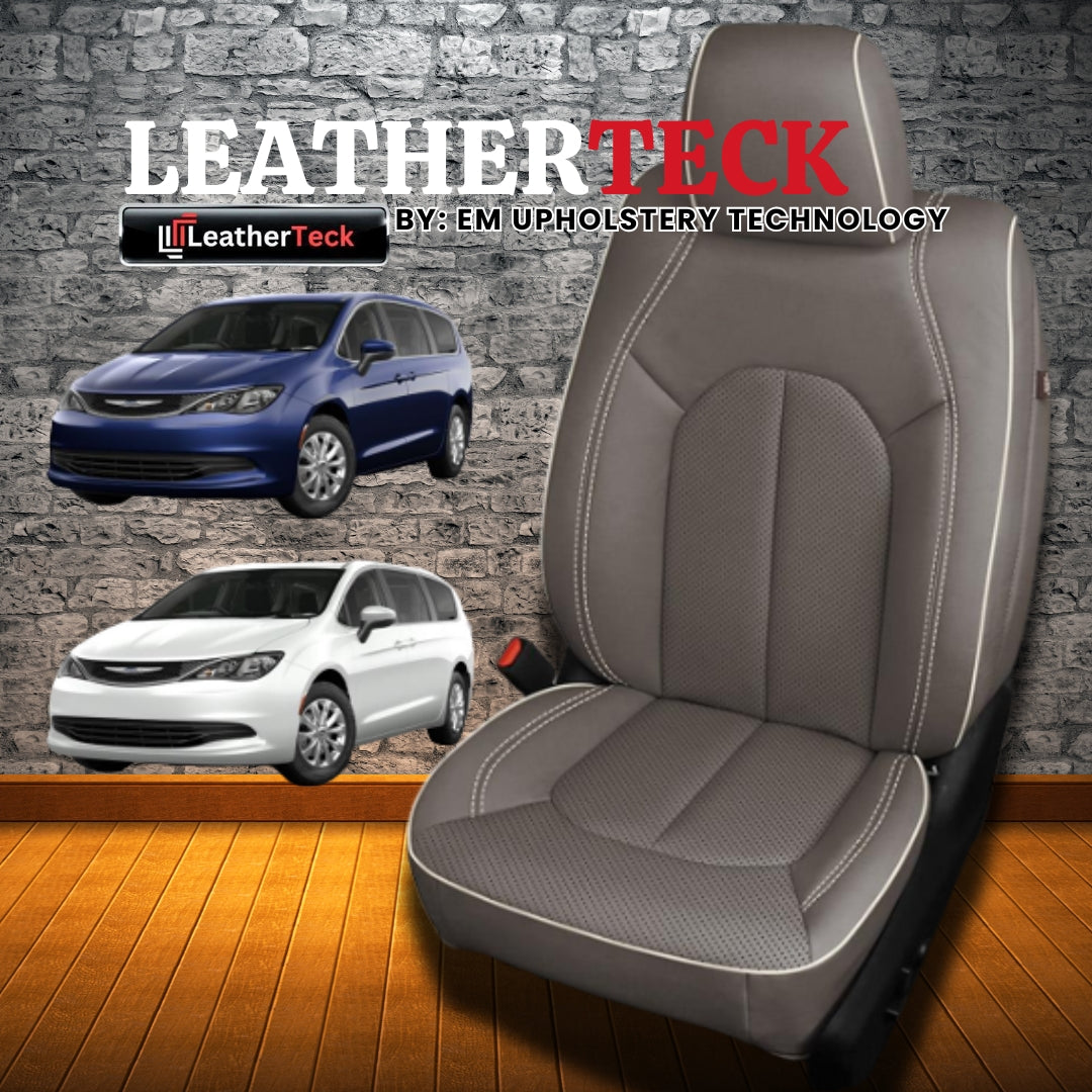 Katzkin Leather Seat Covers for 2017 - 2025 Chrysler Pacifica K1895-112