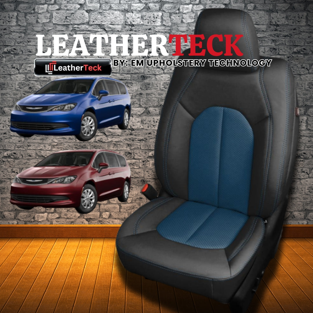 Katzkin Leather Seat Covers for 2017 - 2025 Chrysler Pacifica K1896-100