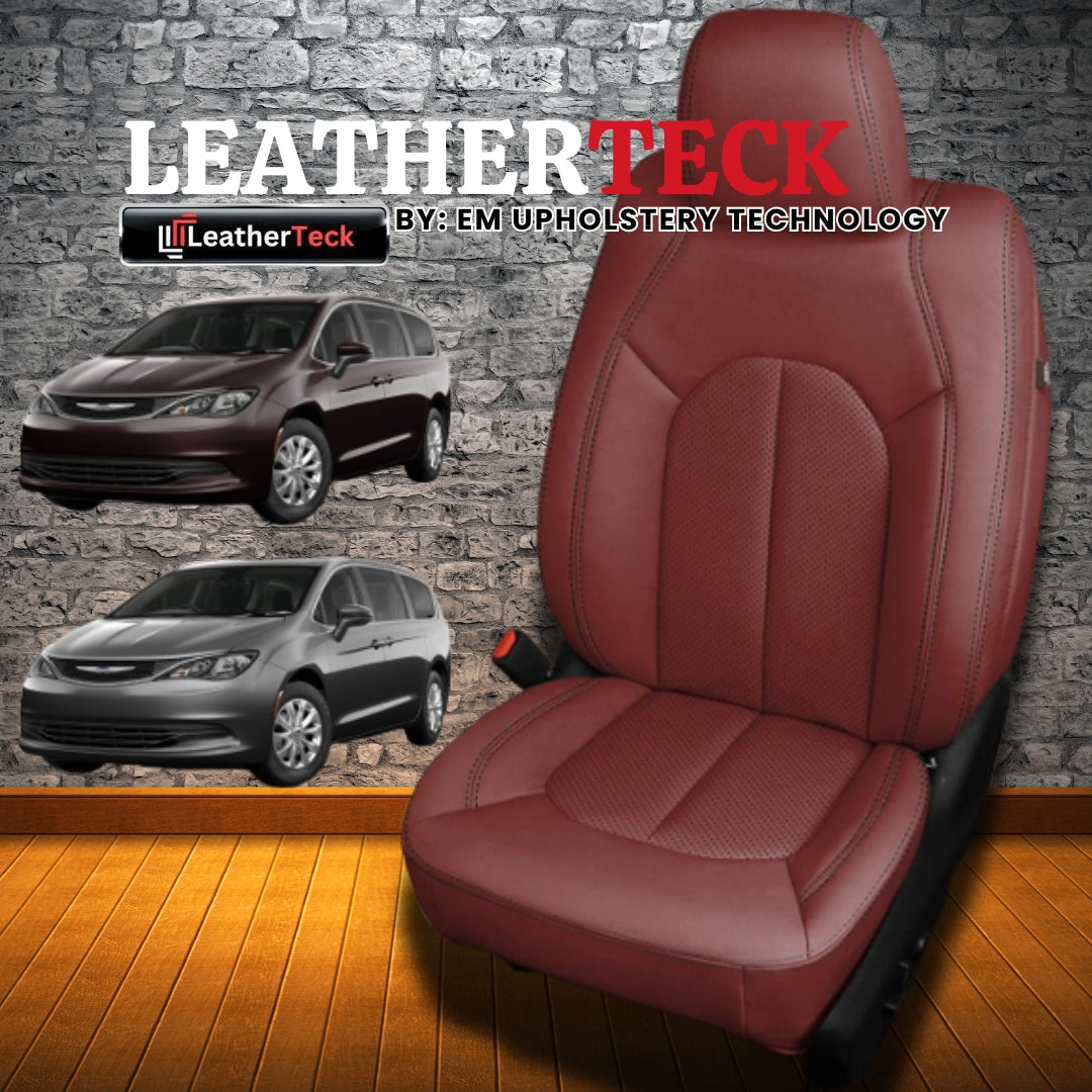 Katzkin Leather Seat Covers for 2017 - 2025 Chrysler Pacifica K1893-136