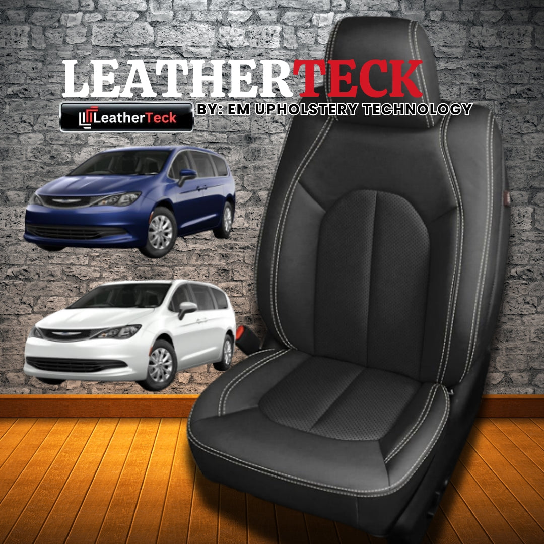Katzkin Leather Seat Covers for 2017 - 2025 Chrysler Pacifica K1899-100
