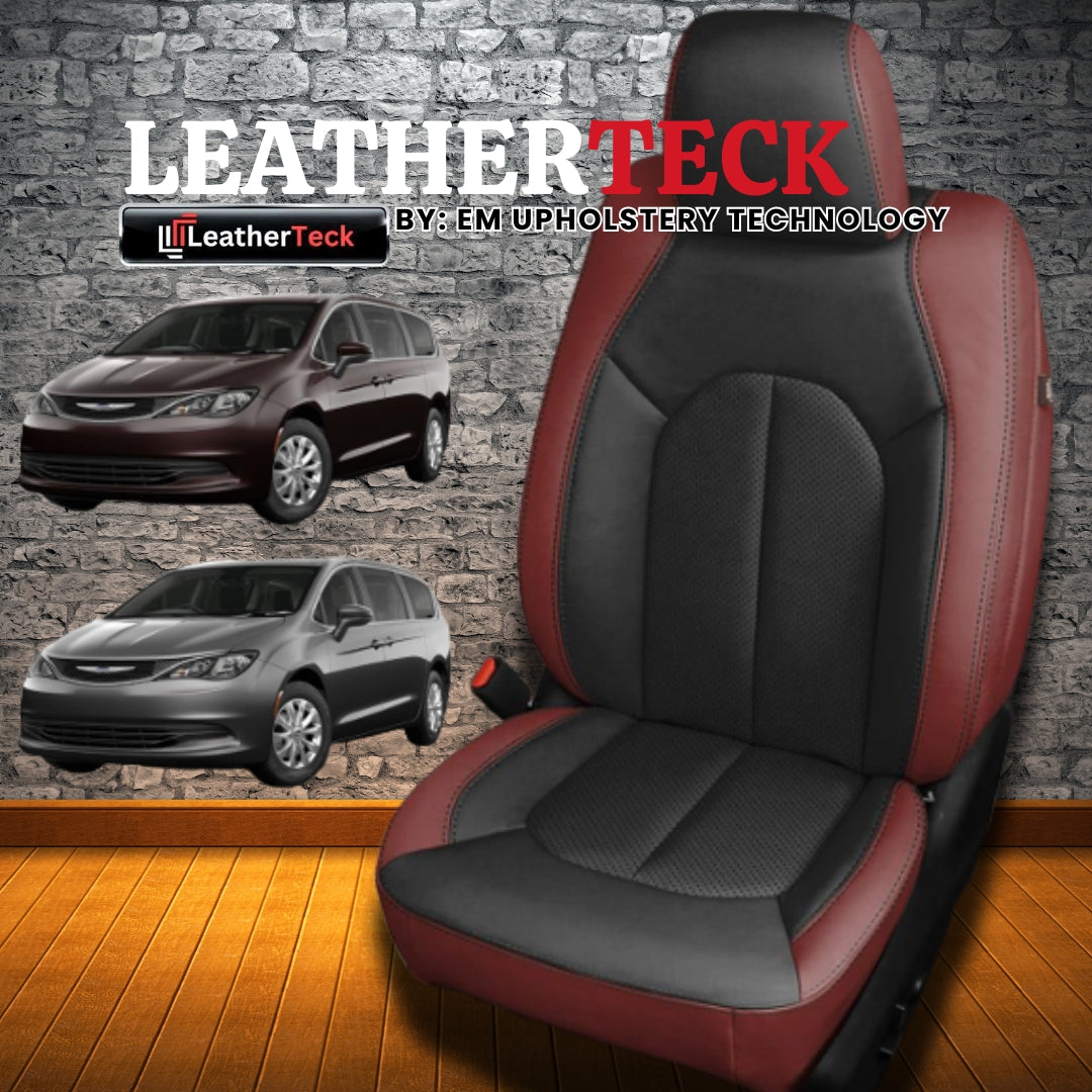 Katzkin Leather Seat Covers for 2017 - 2025 Chrysler Pacifica K1894-136