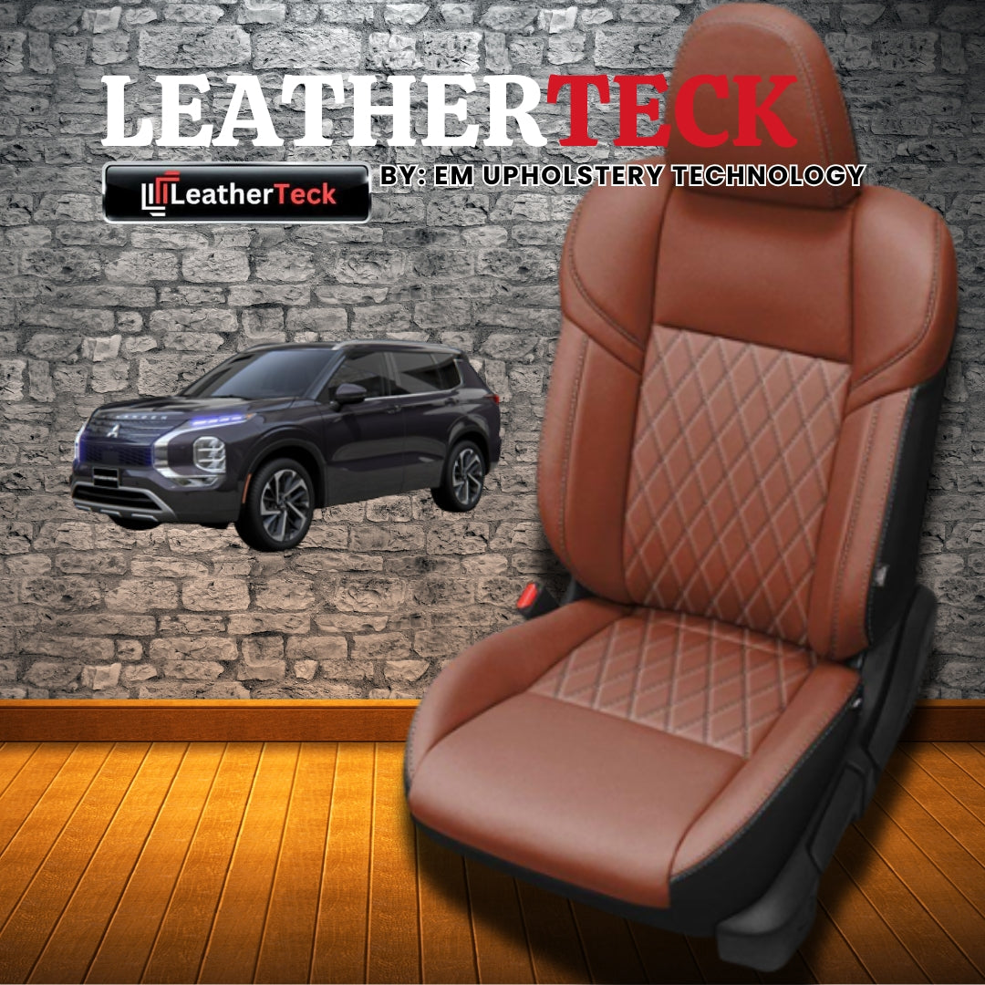Katzkin Leather Seat Covers for 2022 - 2025 Mitsubishi Outlander K3115-100