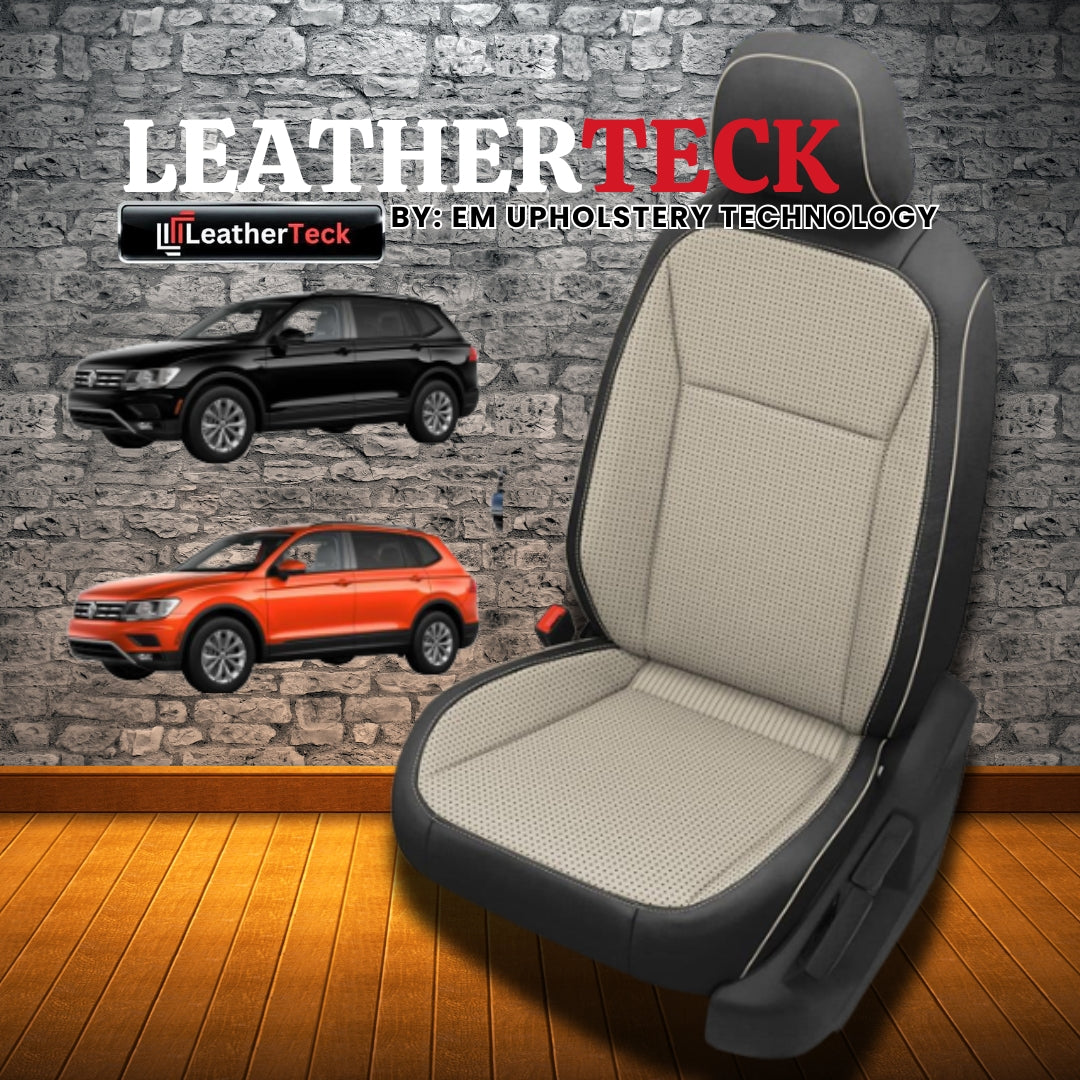 Katzkin Leather Seat Covers for 2018 - 2024 Volkswagen Tiguan K1271-100