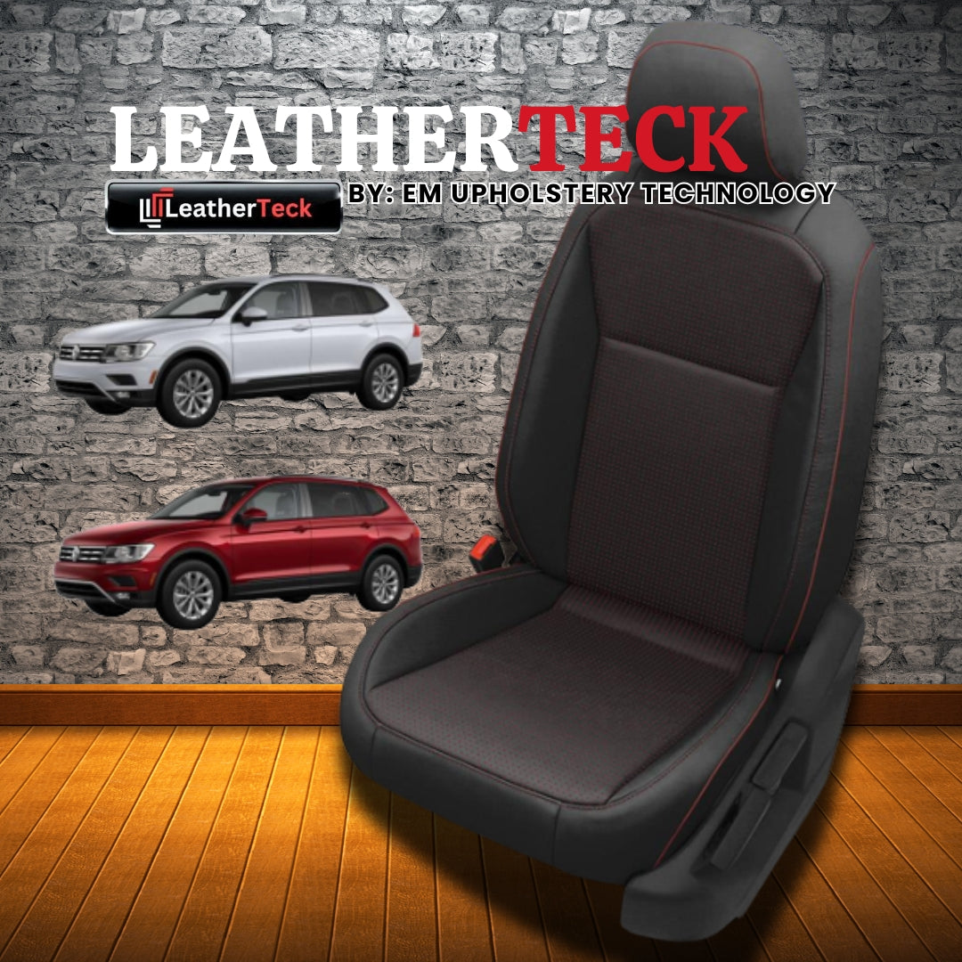 Katzkin Leather Seat Covers for 2018 - 2024 Volkswagen Tiguan K1272-100