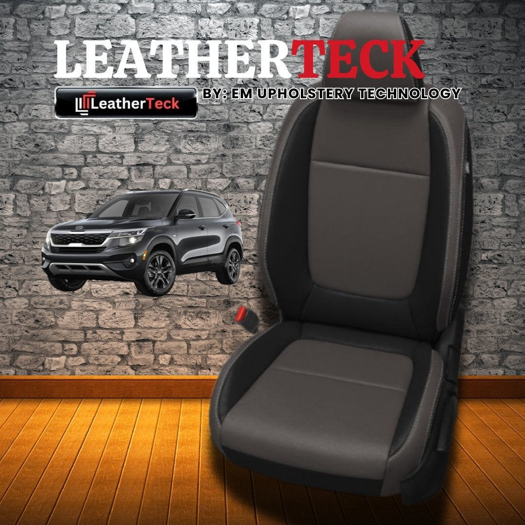 Katzkin Leather Seat Covers for 2021 - 2025 Kia Seltos K2473-100