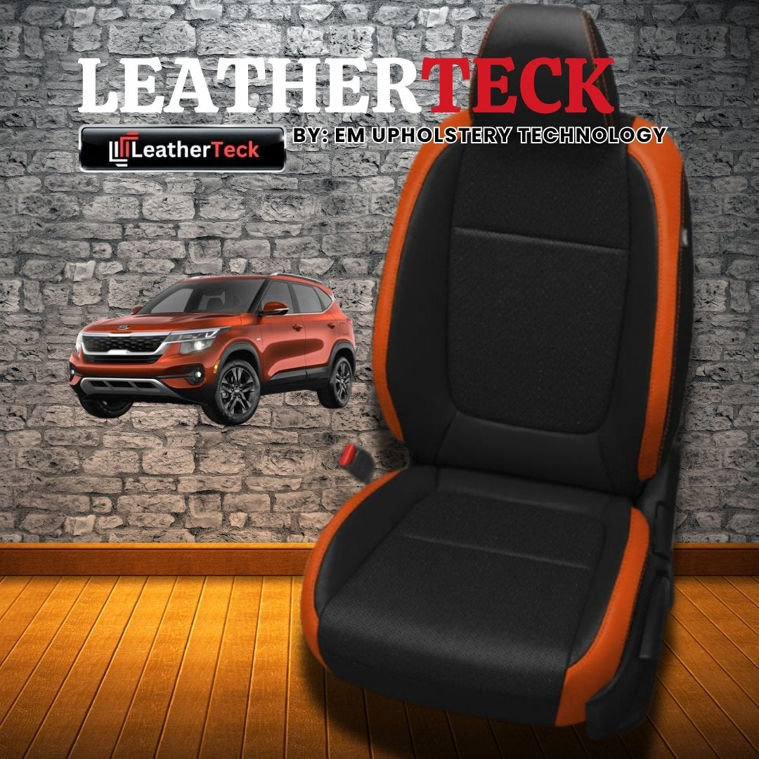 Katzkin Leather Seat Covers for 2021 - 2025 Kia Seltos K2471-100