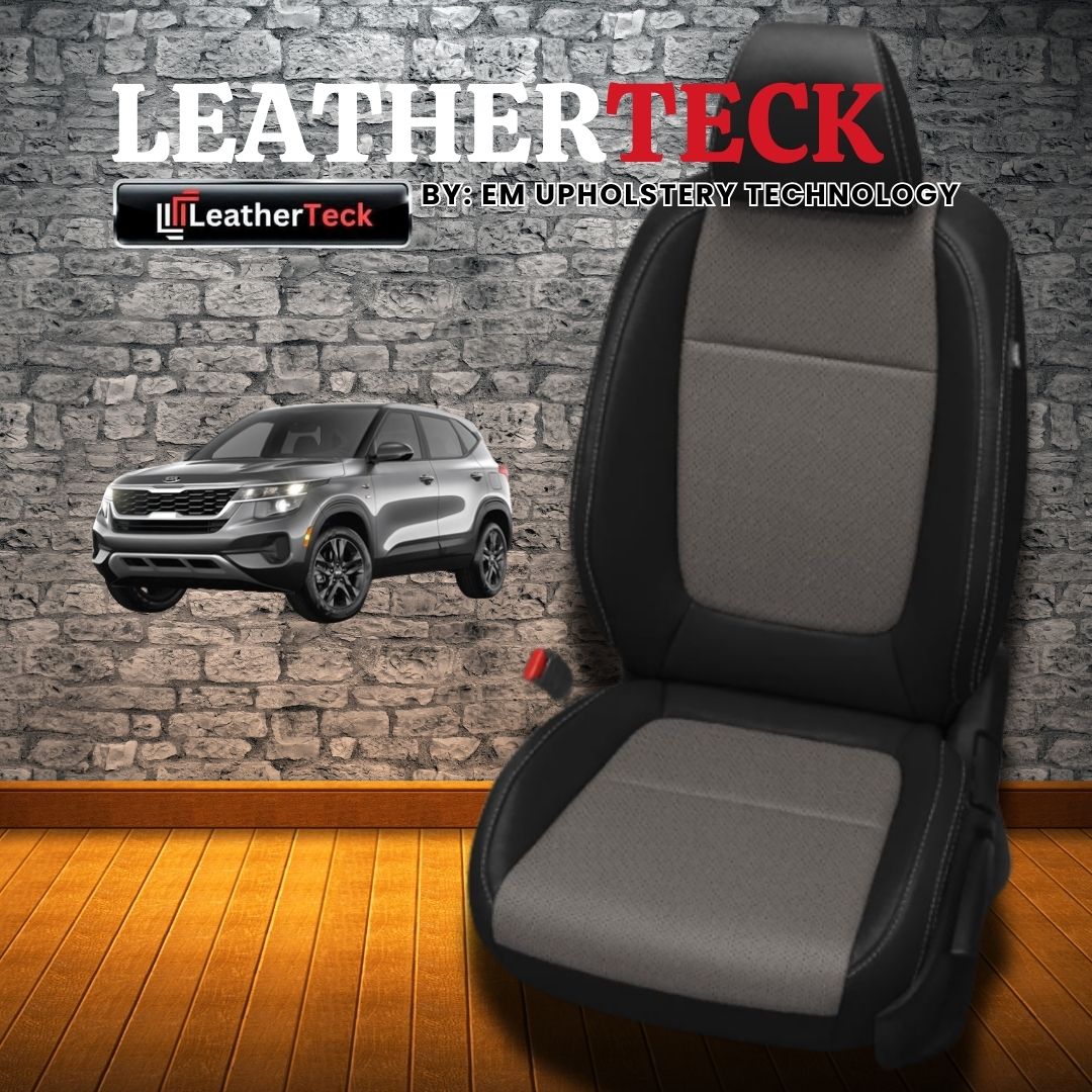 Katzkin Leather Seat Covers for 2021 - 2025 Kia Seltos K2463-100