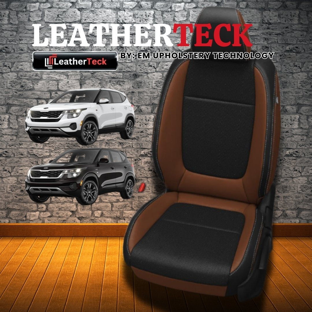 Katzkin Leather Seat Covers for 2021 - 2025 Kia Seltos K2470-222
